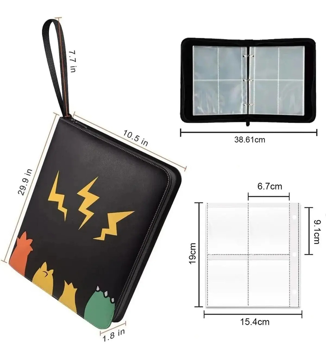 Carpeta De Tarjetas Coleccionables Pokémon
